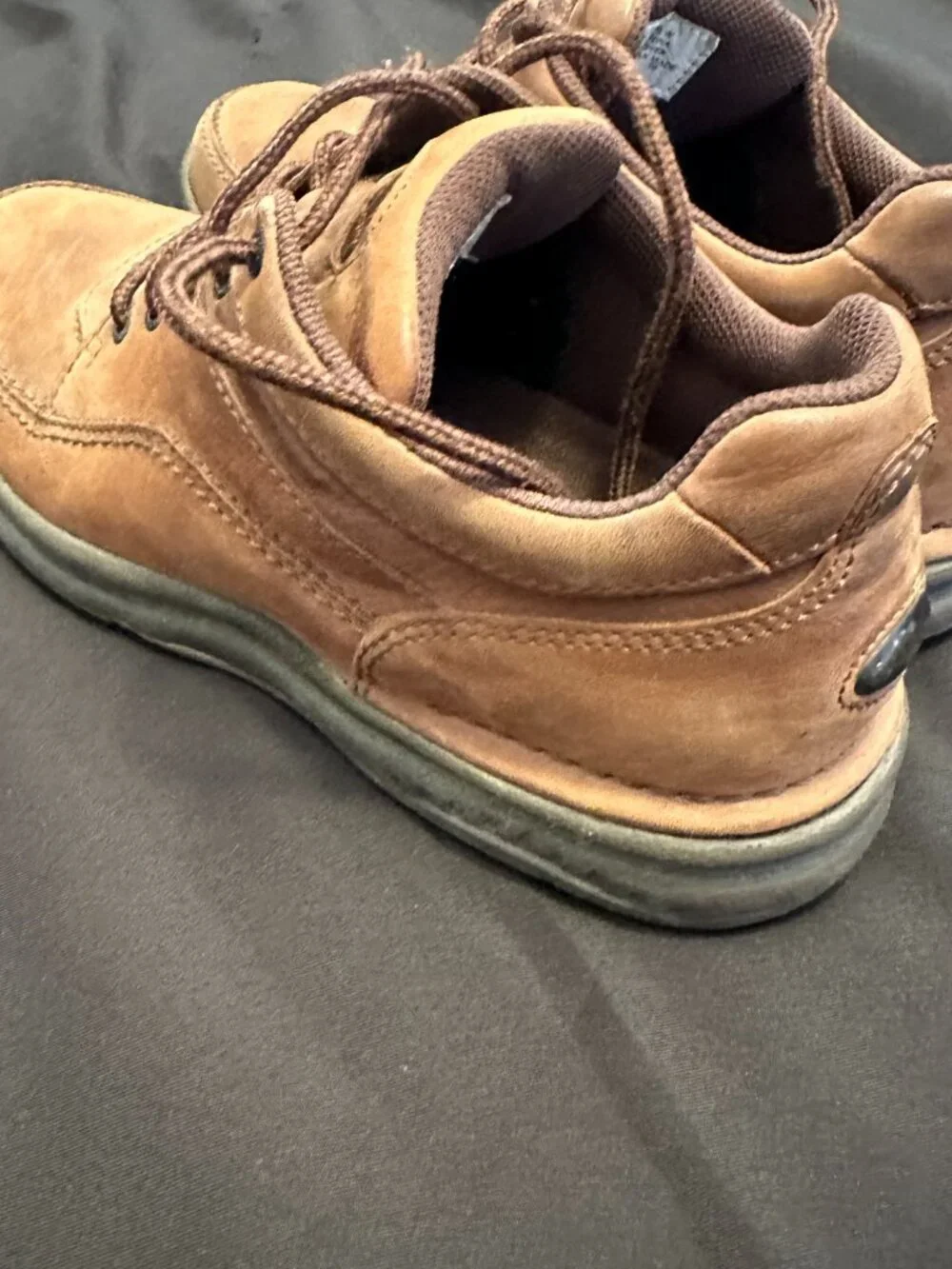 Rockport World Tour Classic Men Size 10 W Brown Leather Walking Shoes Gorpcore